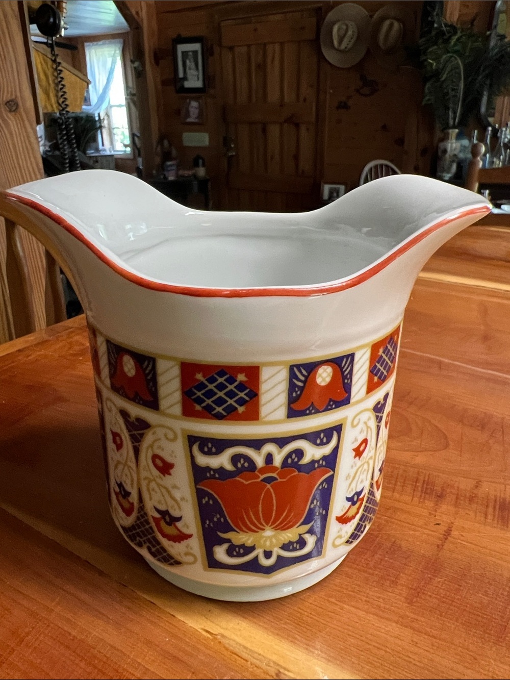 Vase Derbyshire by Seymour Mann Fine China Vintage Collectibles Farmhouse 4.5" - Picture 3 of 6